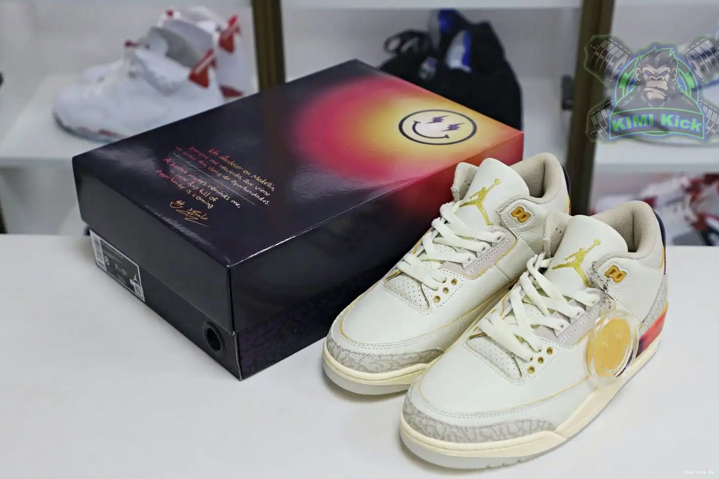 Kimikick Jordan3 Air Jordan JBalvin x 0713
